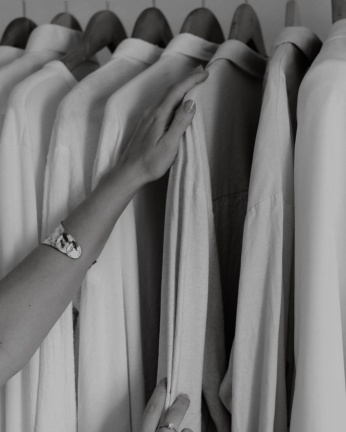 Wardrobe audit before making new fashion purchases
